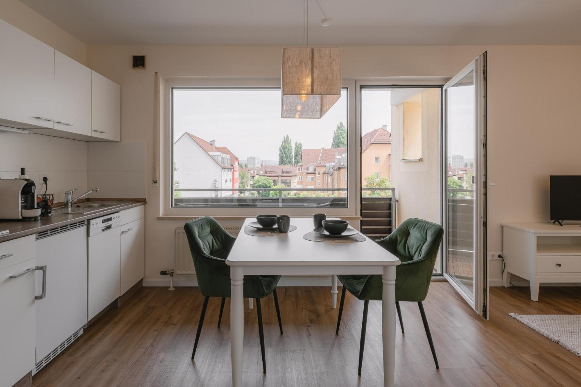 Exklusiv&Zentral: 1-Zi. Apartment mit Balkon Stellplatz Bayreuth Exterior foto