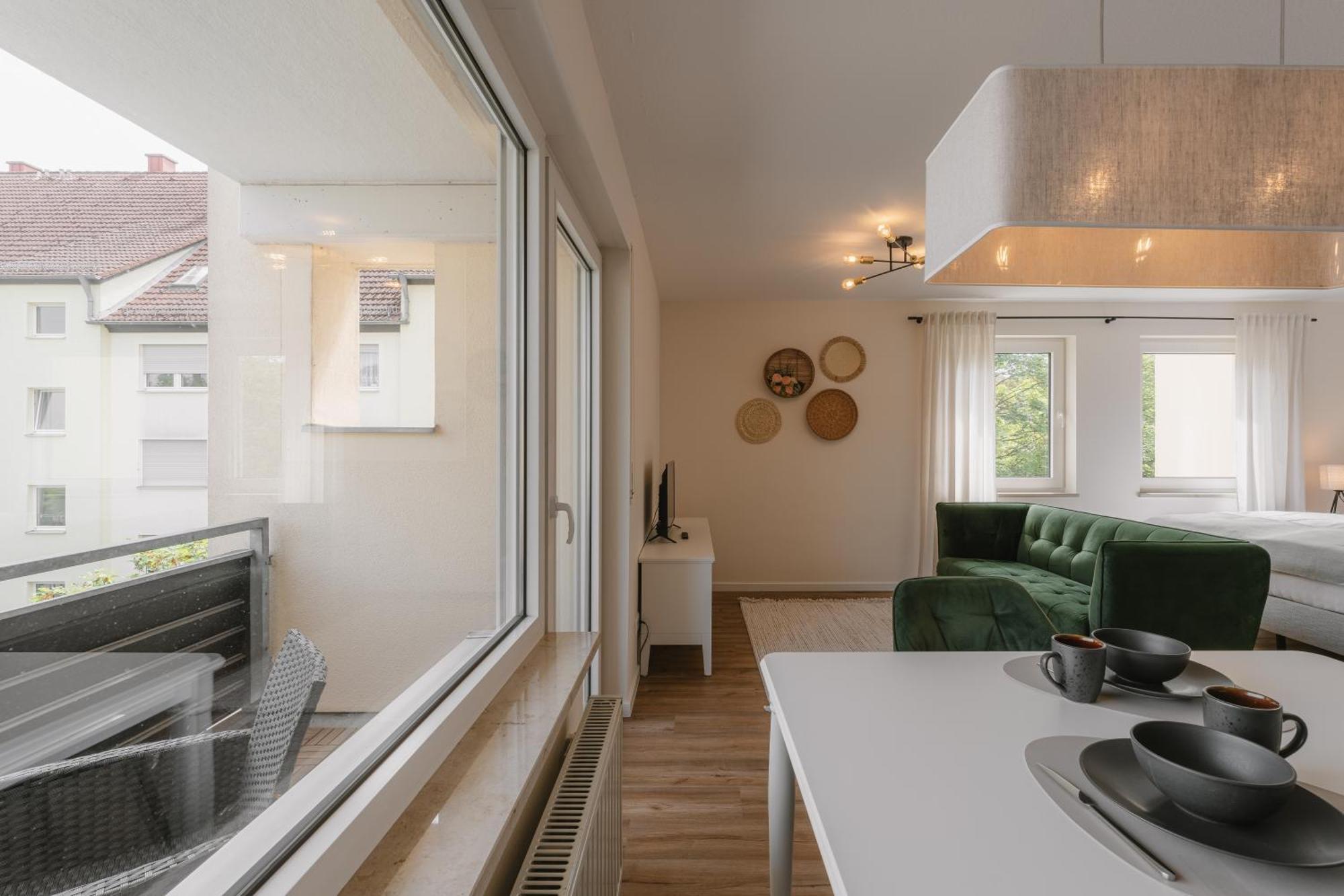 Exklusiv&Zentral: 1-Zi. Apartment mit Balkon Stellplatz Bayreuth Exterior foto